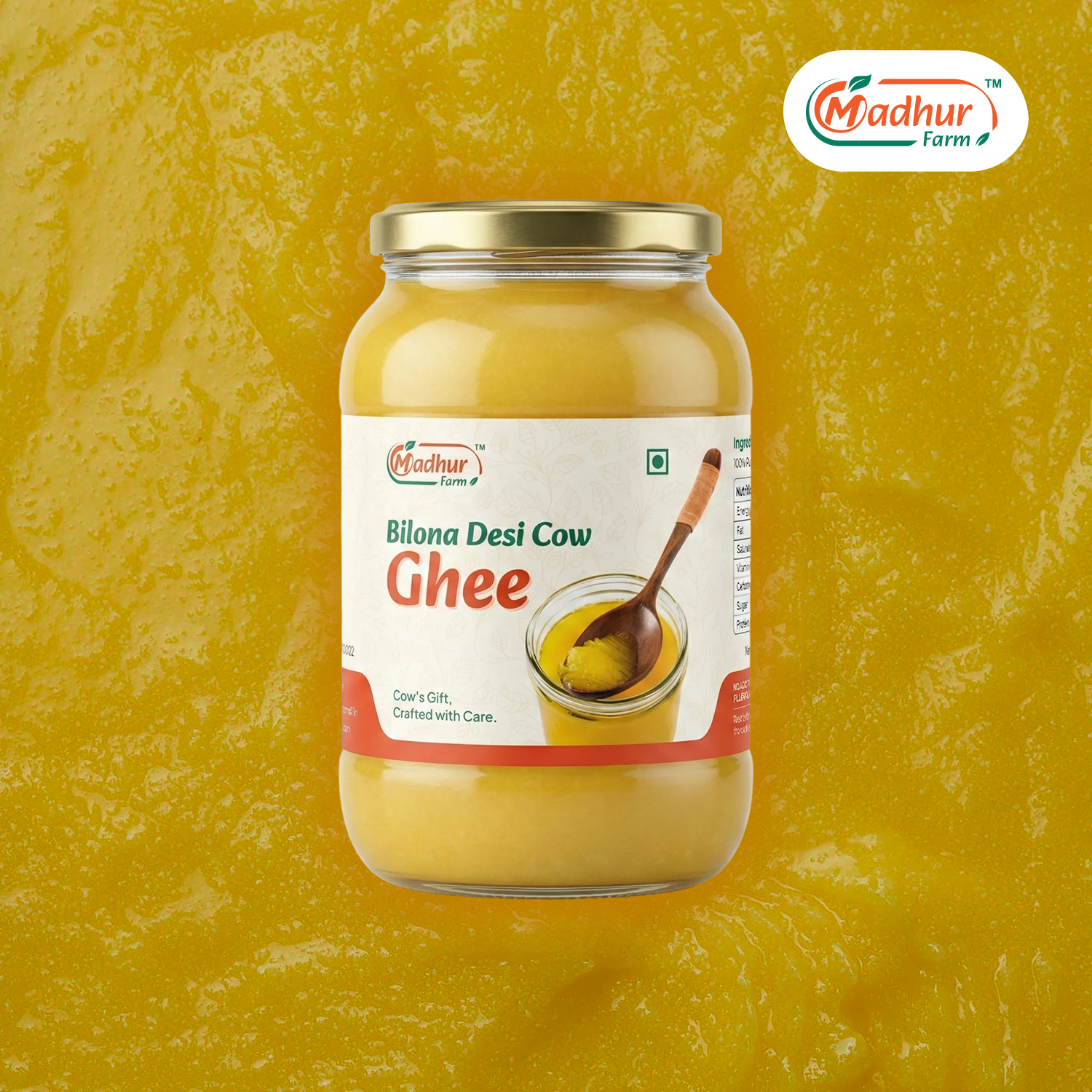 Madhur Farm Pure Desi Cow Ghee