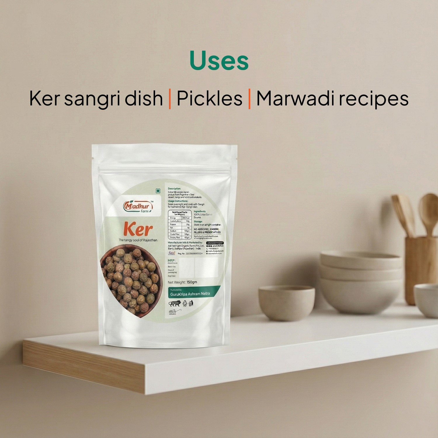 Madhur Farm Ker 150g